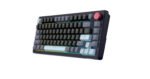 ⁦Sades Skyblade 82 82 Key Compact layout 75% with immersive RGB & Multi-Function Knob Wireless mechanical Gaming keyboard - Black (English Layout)⁩ - الصورة ⁦4⁩