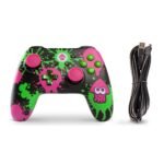 ⁦نينتندو سويتش OLED مع Joy-Con أبيض  مع وحدة التحكم السلكية المحسنة PowerA لجهاز نينتندو سويتش سبلاتون   2 & DOBE حقيبة تخزين لنينتندو سويتش/سويتش أوليد - أزرق⁩ - الصورة ⁦6⁩