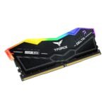 ⁦T-Force 64GB 6000MHz DDR5 Delta RGB Desktop RAM Kit, (32GB x2) Black⁩ - الصورة ⁦2⁩