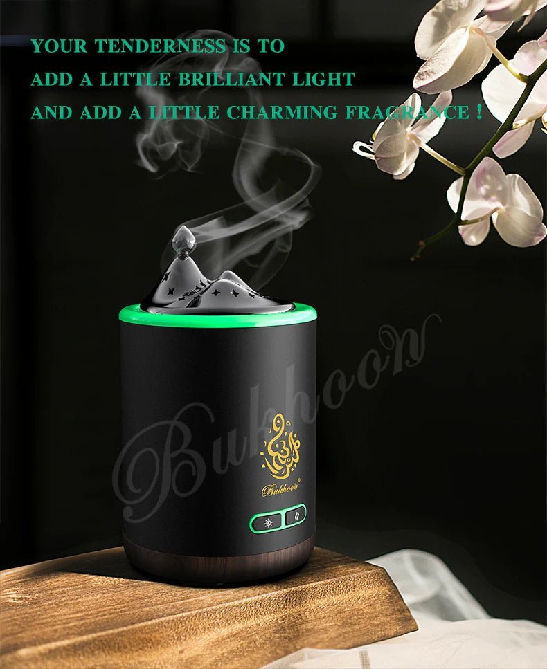 exquisite-mountain-bukhoor-burner-incense-diffuser-usb-rechargeable-portable-black-783898 Exquisite Mountain Bukhoor Burner & Incense Diffuser | USB Rechargeable & Portable - Black - Level UpBukhoor