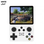 Vintage R36S Portable Video Game Console with a 3.5-inch Screen and 64 GB of Storage - White