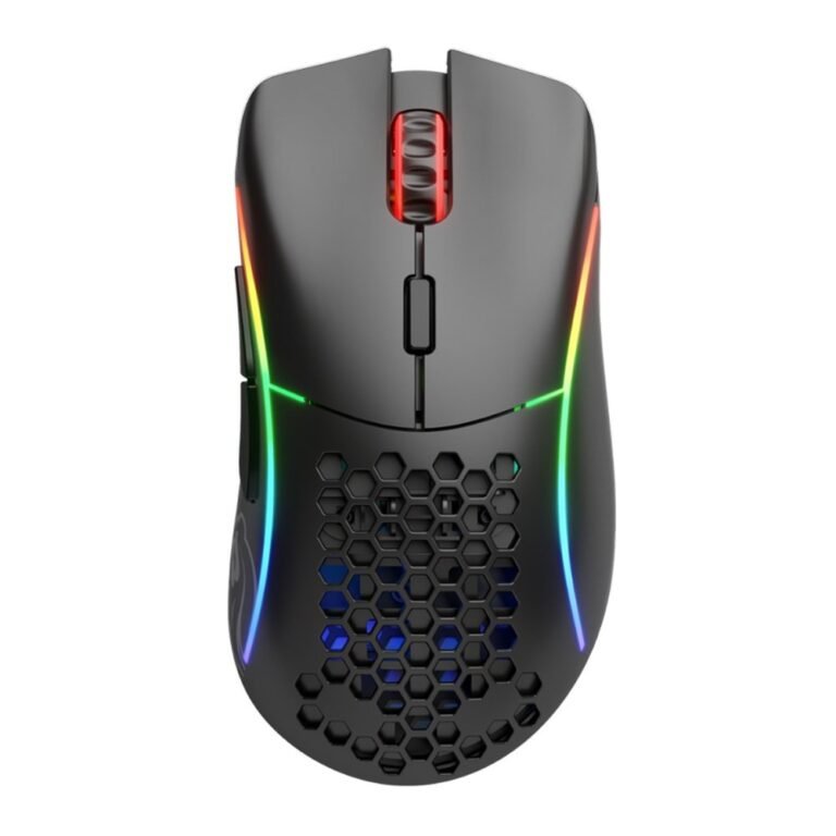 Glorious Model D Minus Wireless Mouse - Matte Black - Level Up Glorious PC Accessories 0810069970516