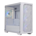 GPro Premium Mid Tower PC Case – White, 4-Fans