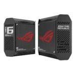 ASUS ROG Rapture GT6 Gaming Mesh WiFi 6 System Tri-band – Black (2-Pack)