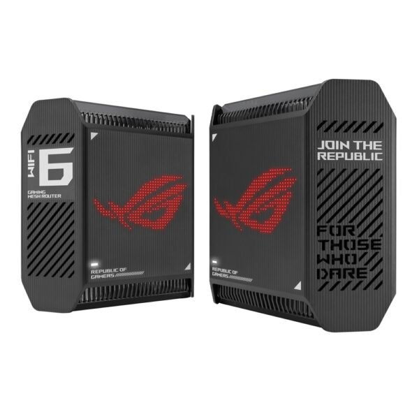 ASUS ROG Rapture GT6 Gaming Mesh WiFi 6 System Tri-band – Black (2-Pack)