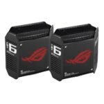 ⁦ASUS ROG Rapture GT6 Gaming Mesh WiFi 6 System Tri-band – Black (2-Pack)⁩ - الصورة ⁦2⁩