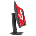⁦شاشة ألعاب منحنية Asus ROG Strix XG27WCMS بحجم 27 بوصة بدقة QHD (2560×1440)، معدل تحديث 280Hz، زمن استجابة 1ms، تدعم HDMI 2.1، لوحة VA، وتقنية FreeSync Premium – لون أسود⁩ - الصورة ⁦6⁩