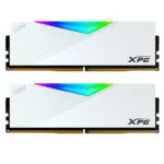 XPG 32GB 6000MHz CL30 DDR5 Lancer RGB DRAM UDIMM Memory Kit (16GB x2) White