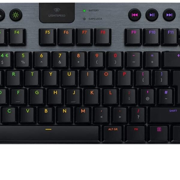 Logitech G915 LIGHTSPEED TKL Tenkeyless Wireless Mechanical Gaming Keyboard - Black - Level UpLogitechPC5.10E+12