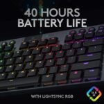 Logitech G915 LIGHTSPEED TKL Tenkeyless Wireless Mechanical Gaming Keyboard - Black - Level UpLogitechPC5.10E+12