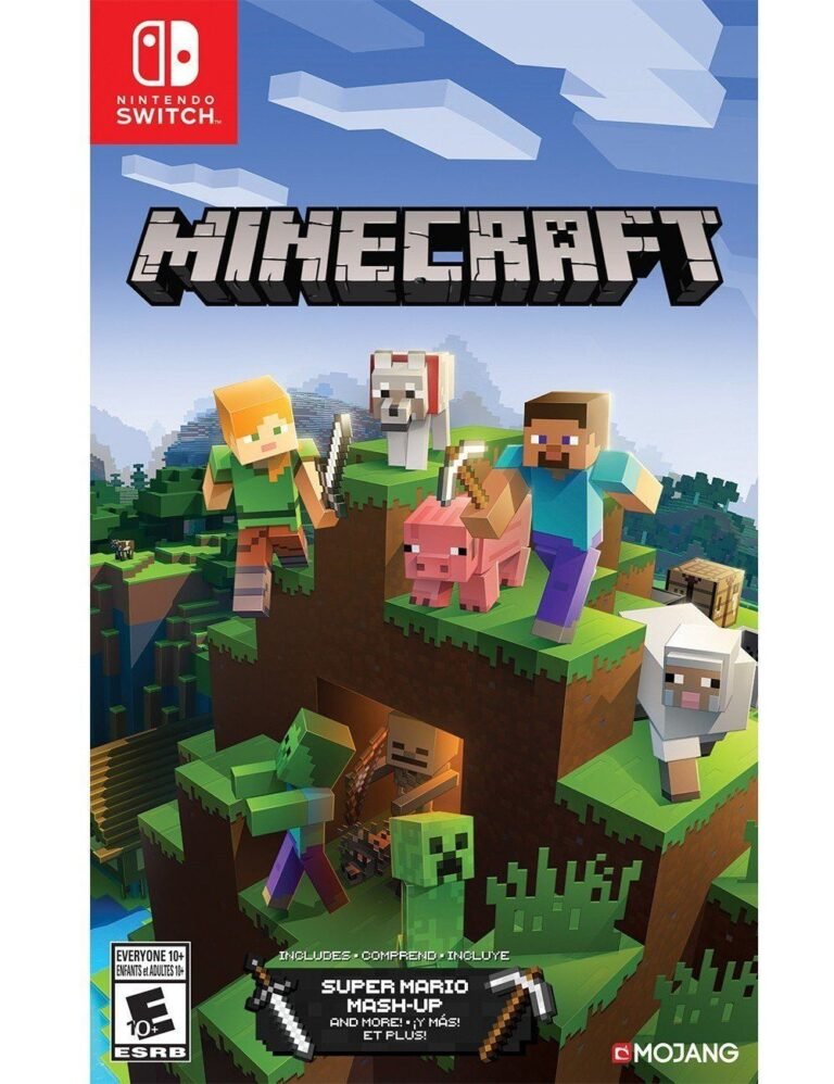 Minecraft Game for Nintendo Switch - Level Up Mojang Switch Video Games 045496591779