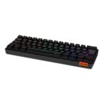⁦MeeTion MK005BT Dual Mode Bluetooth Wired 60% Mini Gaming Mechanical Keyboard English-Arabic, Blue Switch⁩ - الصورة ⁦3⁩