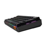⁦MeeTion MK005BT Dual Mode Bluetooth Wired 60% Mini Gaming Mechanical Keyboard English-Arabic, Blue Switch⁩ - الصورة ⁦6⁩