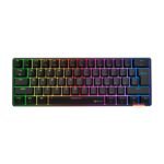 ⁦MeeTion MK005BT Dual Mode Bluetooth Wired 60% Mini Gaming Mechanical Keyboard English-Arabic, Blue Switch⁩ - الصورة ⁦7⁩
