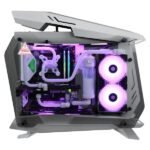 ⁦JONSBO MOD-4 ATX E-Sports Desktop Computer PC Open Cool Case – Gray⁩ - الصورة ⁦8⁩