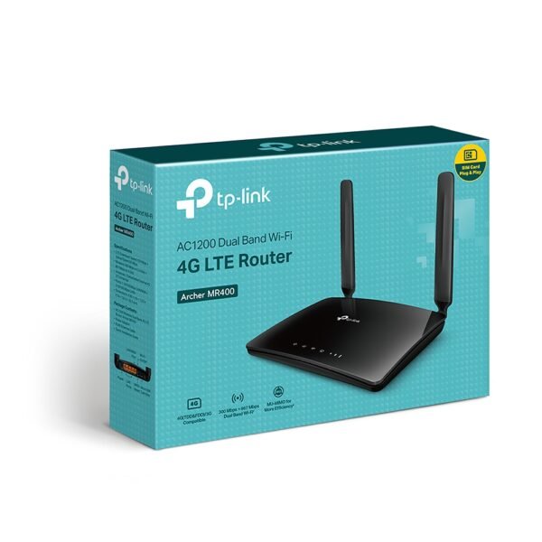 TP-Link MR400 AC1200 4G LTE Wireless Dual Band Router