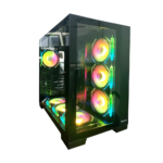 Huntkey MVP Apollo Max Mid Tower PC Case – Black, 7 Fans