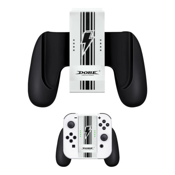 قبضة شحن DOBE لوحدات تحكم Joy-Con – لون أبيض (الطراز iTNS-873B)
