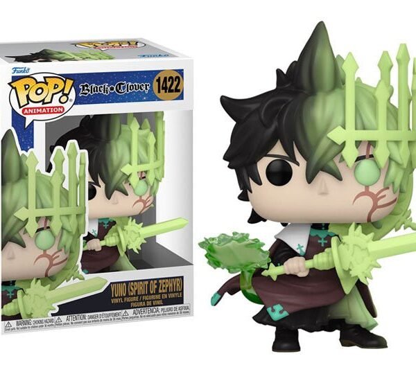 Pop! Animation: Black Clover - Yuno (Spirit of Zephy) - Level UpFunko889698705714