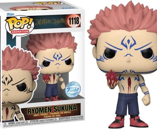 POP: JUJUTSU KAISEN- RYOMEN SUKUNA W/ HEART (EXC) - Level UpFunkoAccessories889698626484