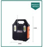 Portable Solar Power Lighting & Charging System with 2 Bulbs for Camping Picnic Home and Outdoors with MP3 & Radio - Level UpLevel UpSmart Devices501692