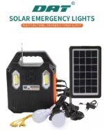 Portable Solar Power Lighting & Charging System with 2 Bulbs for Camping Picnic Home and Outdoors with MP3 & Radio - Level UpLevel UpSmart Devices501692