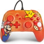 PowerA Enhanced Wired Controller for Nintendo Switch - Mario Vintage - Level UpPowerASwitch Accessories617885024450