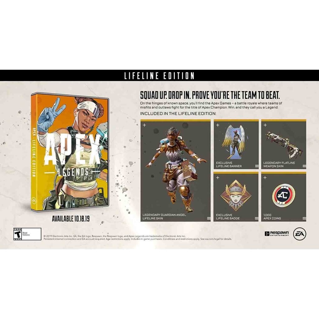 PS4: Apex Legends Lifeline Edition PAL - Level UpLevel UpPlaystation Video Games5030940124004