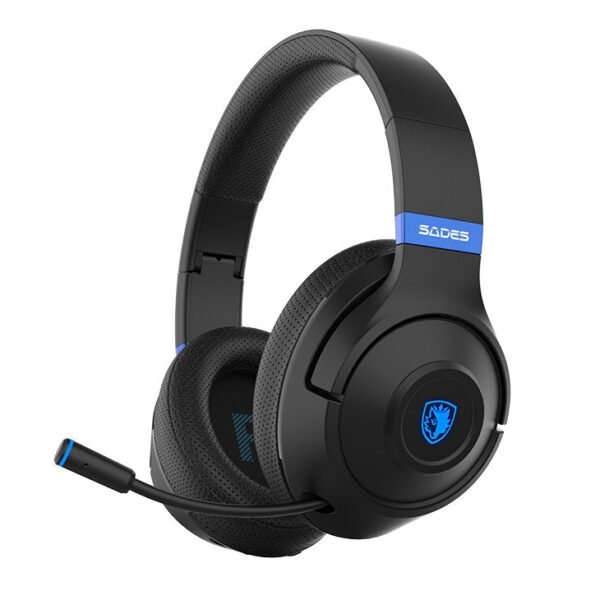 SADES WHISPER WIRELESS-BL HEADSET(SA-205) black - Level UpSades6974828470397