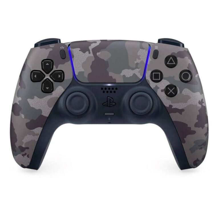 Sony PS5 DualSense Wireless Controller - Gray Camouflage - Level Up Sony PlayStation 5 Accessories 711719423393