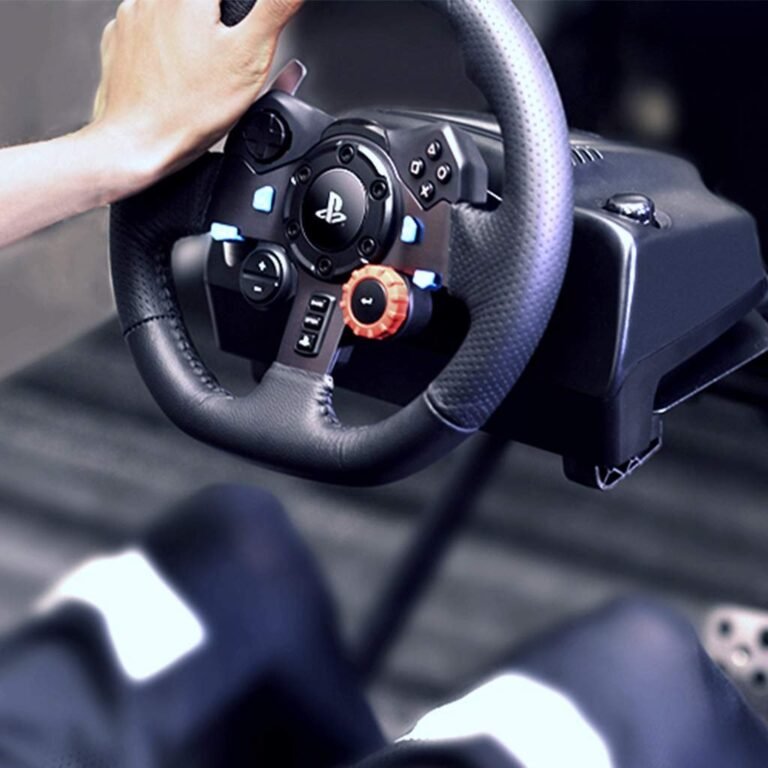Super Racing Gear: Gamax Racing Seat + Logitech G29 Driving Force - Level UpLogitech