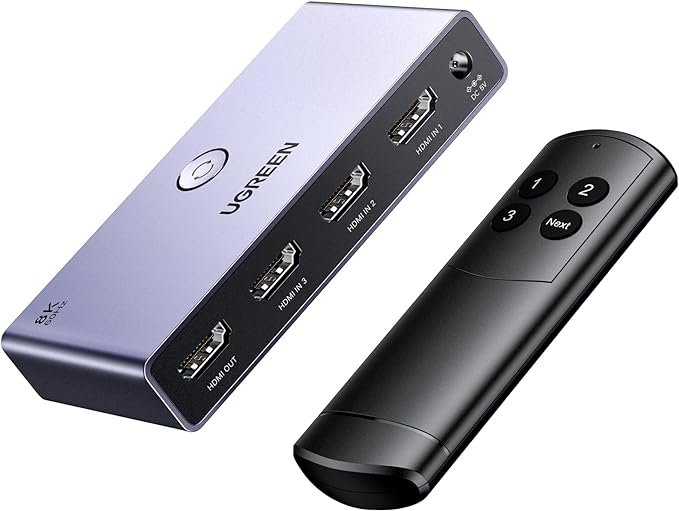 UGREEN HDMI Switch 3 In 1 Out 15604-CM624 - Level UpUGreenAccessories6941876216048