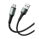 90% Nylon-Braided USB-A to Micro Cable – Durable & Fast Charging