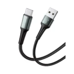 90% Nylon-Braided USB-A to Type-C Cable – Durable & Fast Charging