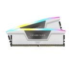 Corsair 32GB 6000MHz VENGEANCE RGB DDR5 RAM CL36, 2x16GB Kit, White