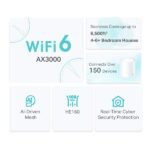 ⁦TP-Link Deco X50 AX3000 Whole Home Mesh WiFi 6 System, 3-Pack⁩ - الصورة ⁦4⁩