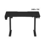 AndaSeat 140 Xtreme Series Gaming Desk Electric Height Adjustment, Black