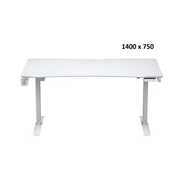 AndaSeat 140 Xtreme Series Gaming Desk Electric Height Adjustment, White