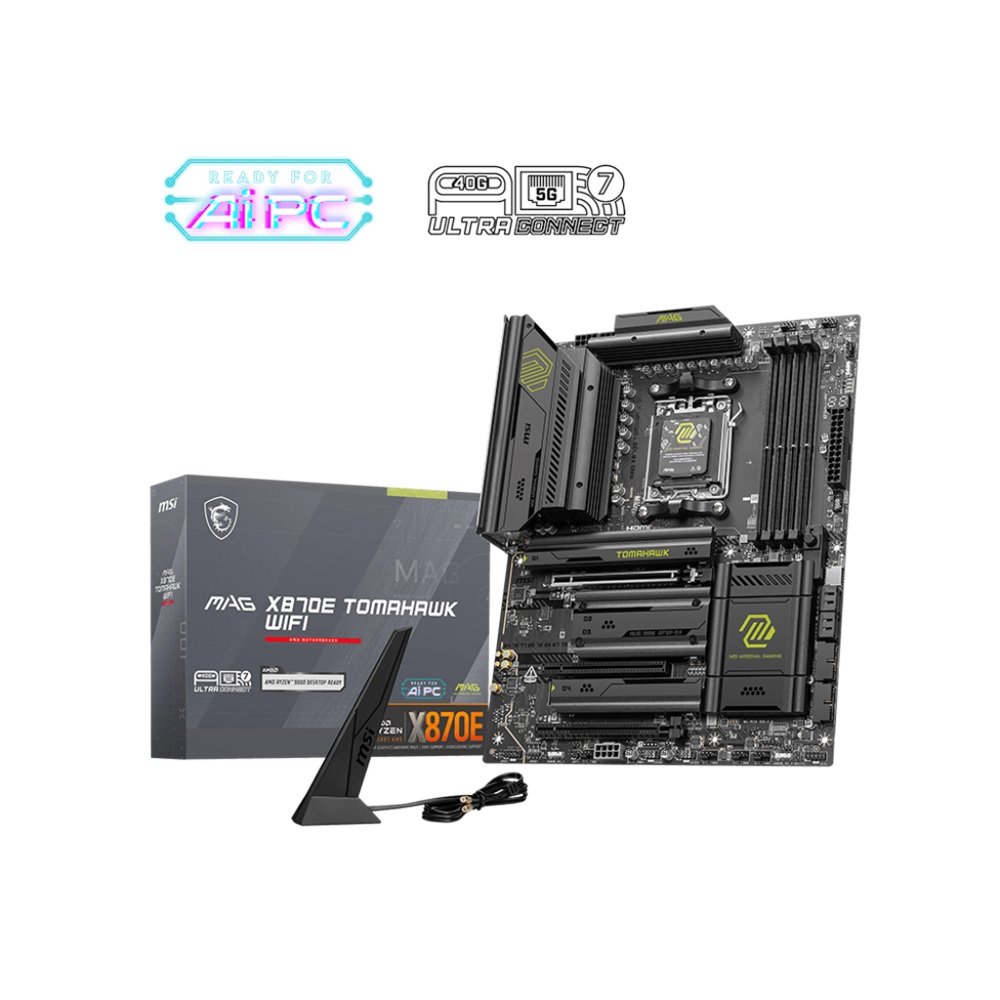 4526541057892 MSI MAG X870E TOMAHAWK WiFi ATX Motherboard - الصورة 1