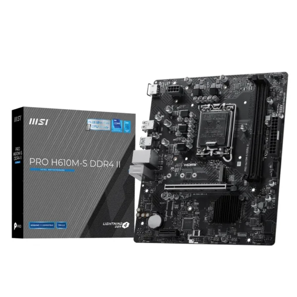 MSI PRO H610M-S DDR4 II mATX Motherboard