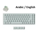 KeyChron Q16 HE 8K 65% Wired Magnetic Switch RGB Backlight Gaming Keyboard, Q16HW-J1, Green – Arabic/English