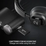 ⁦SteelSeries 61723 Arctis Nova Pro Omni Wireless Gaming Headset – Midnight Blue – PC, PlayStation, Xbox⁩ - الصورة ⁦5⁩