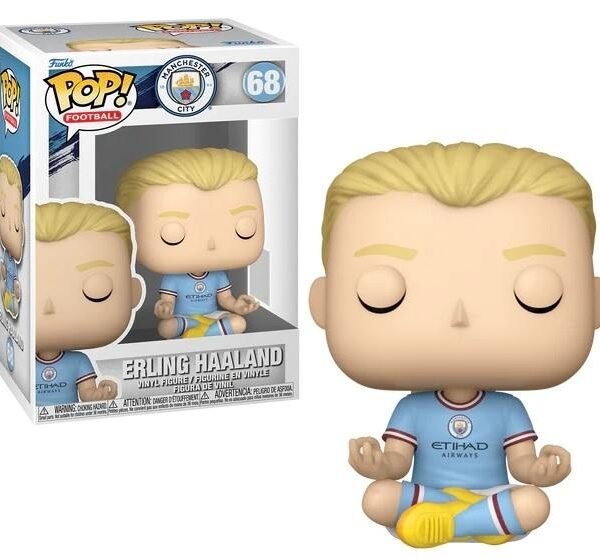 مجسم Funko Pop! Football لنادي Manchester City لشخصية Erling Haaland