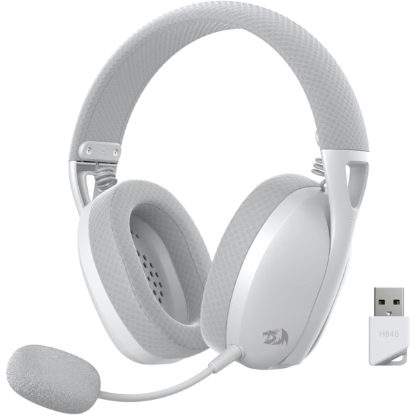 Redragon Ire Pro H848 Ultra-Light Wireless Gaming Headset, Grey