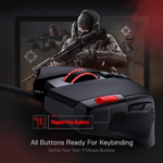 ⁦Redragon M612 Predator RGB Gaming Mouse, 8000dpi⁩ - الصورة ⁦3⁩
