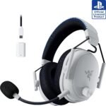 ⁦سماعة الألعاب رايزر بلاك شارك V3 برو لجهاز بلاي ستيشن - أبيض RZ04-05400600-R3G1⁩ - الصورة ⁦3⁩