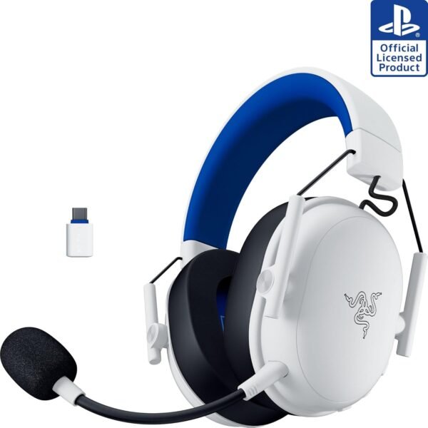 سماعة الألعاب رايزر بلاك شارك V3 إكس هايبرسبيد لجهاز بلاي ستيشن - أبيض RZ04-05420500-R3G1