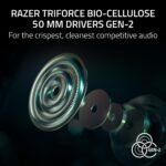 ⁦سماعة الألعاب رايزر بلاك شارك V3 برو لجهاز بلاي ستيشن - أبيض RZ04-05400600-R3G1⁩ - الصورة ⁦5⁩