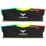 T-Force 32GB 3600MHz DDR4 Delta RGB Desktop RAM Kit CL18, (16GB x2) Black