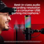 ⁦ميكروفون HyperX QuadCast 2 S USB للألعاب والبث – أسود⁩ - الصورة ⁦10⁩
